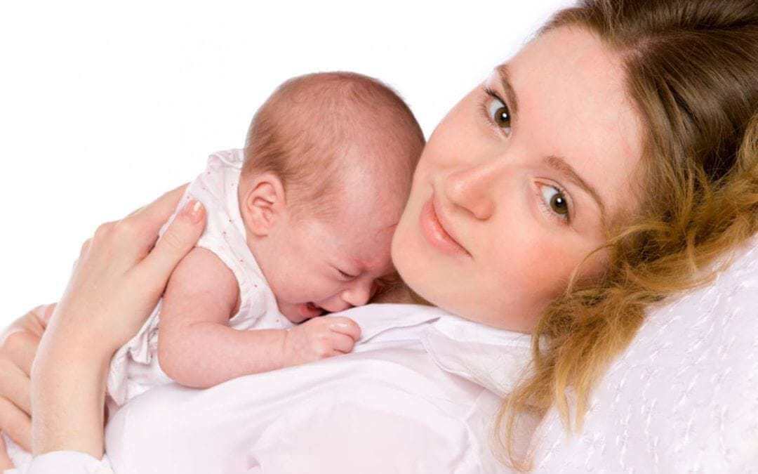 How does a mother’s brain react to her baby crying?