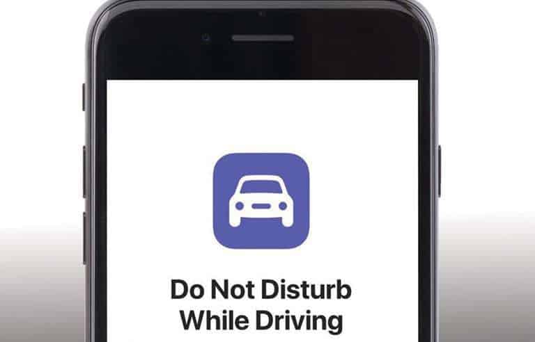 No cellphones while driving